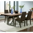 thumbnail image 2 of Spring Creek 5-piece Rectangular Dining Table Set Chocolate, 2 of 11