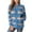 Blue, variant on GigrtiJin Womens Striped Knit Cardigans Sweaters Trendy Long Sleeve Lightweight Open Front Button Sweater Coats