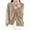 Khaki, variant on Fall Sweatshirts, Women's Basic Solid V Neck Cardigan Sweaters - 2025 Fall Long Sleeve Knit Casual Button Up Outerwear Coats