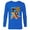 Navy, variant on Studios X-Men ’97 Jean Grey Telepathy Action Panels- Long Sleeve T-Shirt for Men - Customized-Athletic Heather