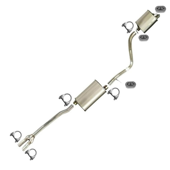 Stainless Steel Cat-back Exhaust System Kit fits 2005-2010 Chrysler 300 2.7L/3.5L