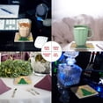 thumbnail image 2 of FMSHPON Merry Christmas Set of 6 Coaster for Drinks, Absorbent Ceramic Stone Coasters Cup Mat with Cork Base for Home Kitchen Room Coffee Table Bar Decor, 2 of 4