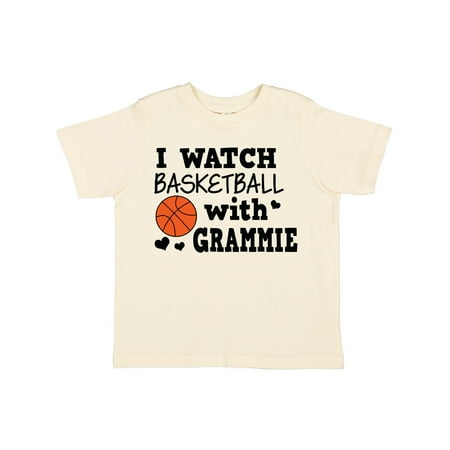 

Inktastic I Watch Basketball with Grammie Gift Toddler Boy Girl T-Shirt