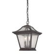thumbnail image 1 of Two Light Outdoor Hanging Lantern, 1 of 3