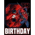 thumbnail image 2 of Boy's Marvel 8th Birthday Spidey  Graphic Tee Black Large, 2 of 5