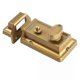 thumbnail image 3 of Zinc Cylinder Deadbolt Latch Lock for Night Gate Door Entrance Gold Finish, 3 of 4