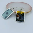 thumbnail image 5 of Tarot Earrings for Women - Empress Earrings - Zodiac Earrings - Tarot Danglers (The Empress), 5 of 8