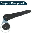 thumbnail image 3 of Guardabarros trasero de bicicleta de carretera MTB Unique Bargains 17.72" Fender Mud Guard Negro 1 Set, 3 of 6