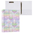 thumbnail image 6 of Three Ring Binder Super Cute Rabbit 1.5 Inch Round Binder D-Rings for Office Supplies and More, 6 of 10