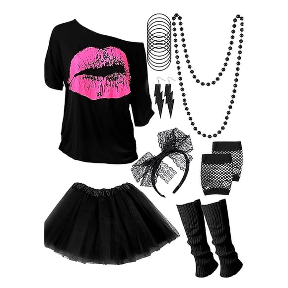Conjunto de Piezas Múltiples de Partido Impreso de un Hombro Casual de las Mujeres con Cuello en V Y Longitud Regular, Elegante para Diario, Viajes, Compras, Street Wear