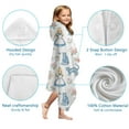 thumbnail image 7 of Princess Pattern Hooded Bath Towel，60"x35" for Ages 3 To 12 Kids, Quick Dry Lightweight Soft Microfiber Hood Beach Towel Cover Up for Kids, 7 of 7