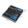 thumbnail image 3 of A5 Live SoundCard Mixing Console Mixer for Live Streaming DJ Audio Equipment Professional Audio 5Cha, 3 of 5