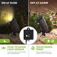 thumbnail image 3 of 60W Low Voltage Transformer with Timer and Photocell Sensor, 120V AC to 12V DC, IP65 Waterproof, Supply for LED Landscape Light, Outdoor Spotlight, Pathway Light,Garden Light, 3 of 7