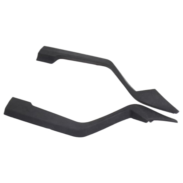 Deflectores de viento Zulema para parabrisas negro ajustable