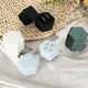 thumbnail image 5 of Caja de anillo de terciopelo Uxcell, caja hexagonal de almacenamiento para anillos con 2 compartimentos, soporte para anillos para propuesta, compromiso, ceremonia de boda (blanco), 5 of 7