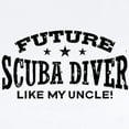thumbnail image 2 of CafePress - Future Scuba Diver Like My Uncle Infant Bodysuit - Baby Light Bodysuit, Size Newborn - 24 Months, 2 of 4