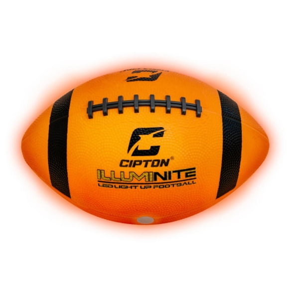 Cipton – Ballon de football américain à LED "Day and Night", taille junior