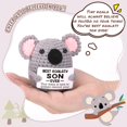 thumbnail image 3 of Figura de juguete NEVERNERVE hecha a mano a ganchillo koala 5x8x9 cm, 3 of 7