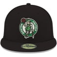 thumbnail image 2 of Men's New Era Black Boston Celtics Official Team Color 59FIFTY Fitted Hat, 2 of 5