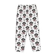 thumbnail image 6 of Uemuo DOG IS WEARING PIRATE COSTUME Pattern Women's Wide Leg Palazzo Lounge Pants with Pockets Light Weight Loose Comfy Casual Pajama Pants-Small, 6 of 9
