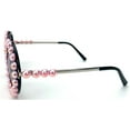 thumbnail image 4 of Vintage Round Pearl Sunglasses Women Luxury Alloy Oversized Frame Party Glasses Retro Shades, 4 of 4