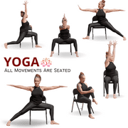 CHAIR YOGA for SENIORS DVD + Poster + Bonus. Chair Yoga DVD for Beginners Yoga Chair Exercises for Seniors DVD Videos