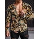 thumbnail image 1 of Camisa de manga larga de otoño para hombre, camisas de cuello redondo de tendencia para hombre, camisa holgada de gran tamaño, ropa de calle para hombre, estilo étnico, top para hombre, 1 of 6