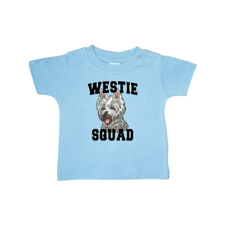 

Inktastic Dog Westie Squad Gift Baby Boy or Baby Girl T-Shirt