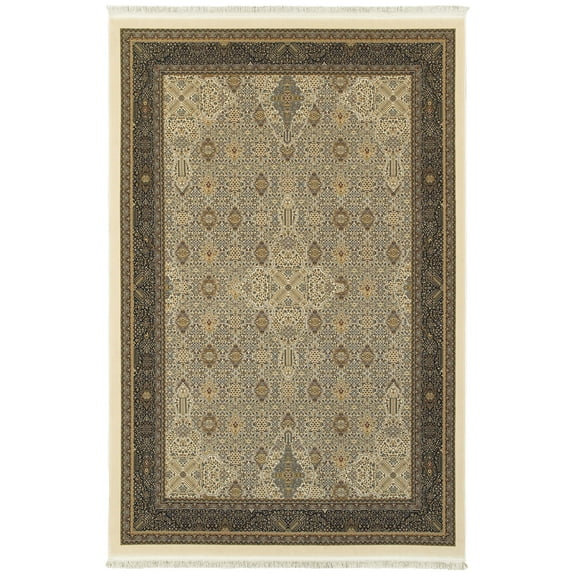 Moretti Wembley Area Rug 1335I Ivory Bordered Repeat 7' 10" x 10' 10" Rectangle