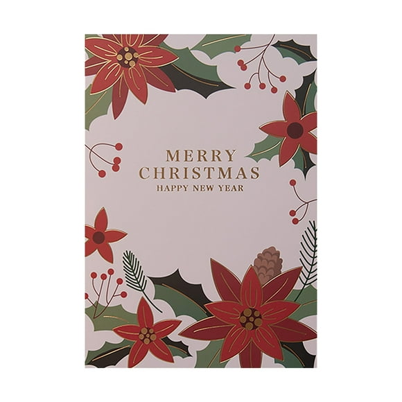 Ltdhehe Christmas Cards Holiday Blessing Cards Single Packing Set Party Holiday Gifts Gifts And Warmth For Family And Friends