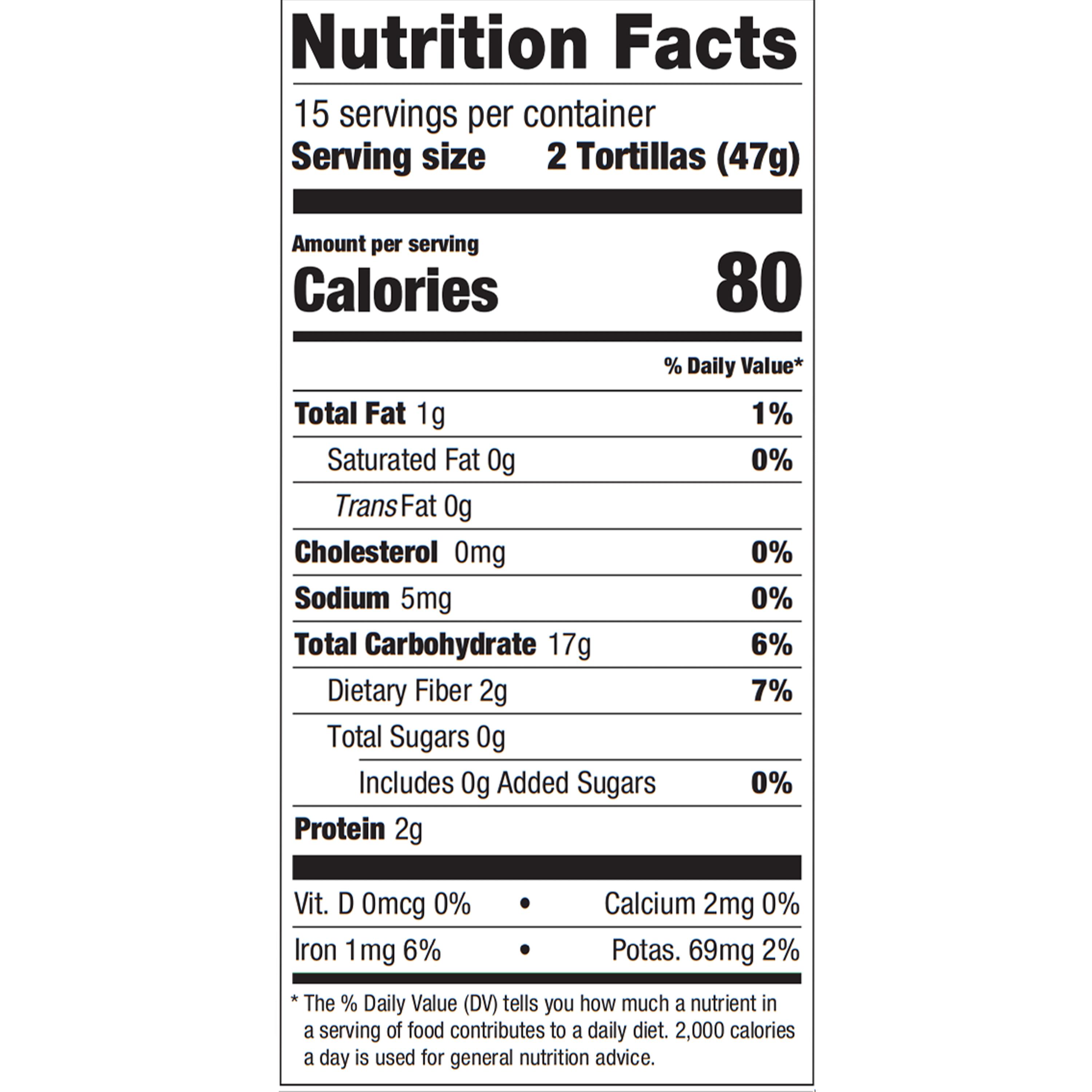 La Banderita Yellow Corn Tortilla 30 Count