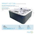 thumbnail image 5 of Aqualife by Strong Spas Insight 6 Person 73-Port Lounger Spa, 34 Jets, Gray, 5 of 16