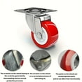 thumbnail image 4 of Heavy-duty Casters, Rotating Wheels, 360 Degree Silent Rotating Wheels, Used For Furniture, Handcarts, Display Racks ,Easy to Install, 4 of 7