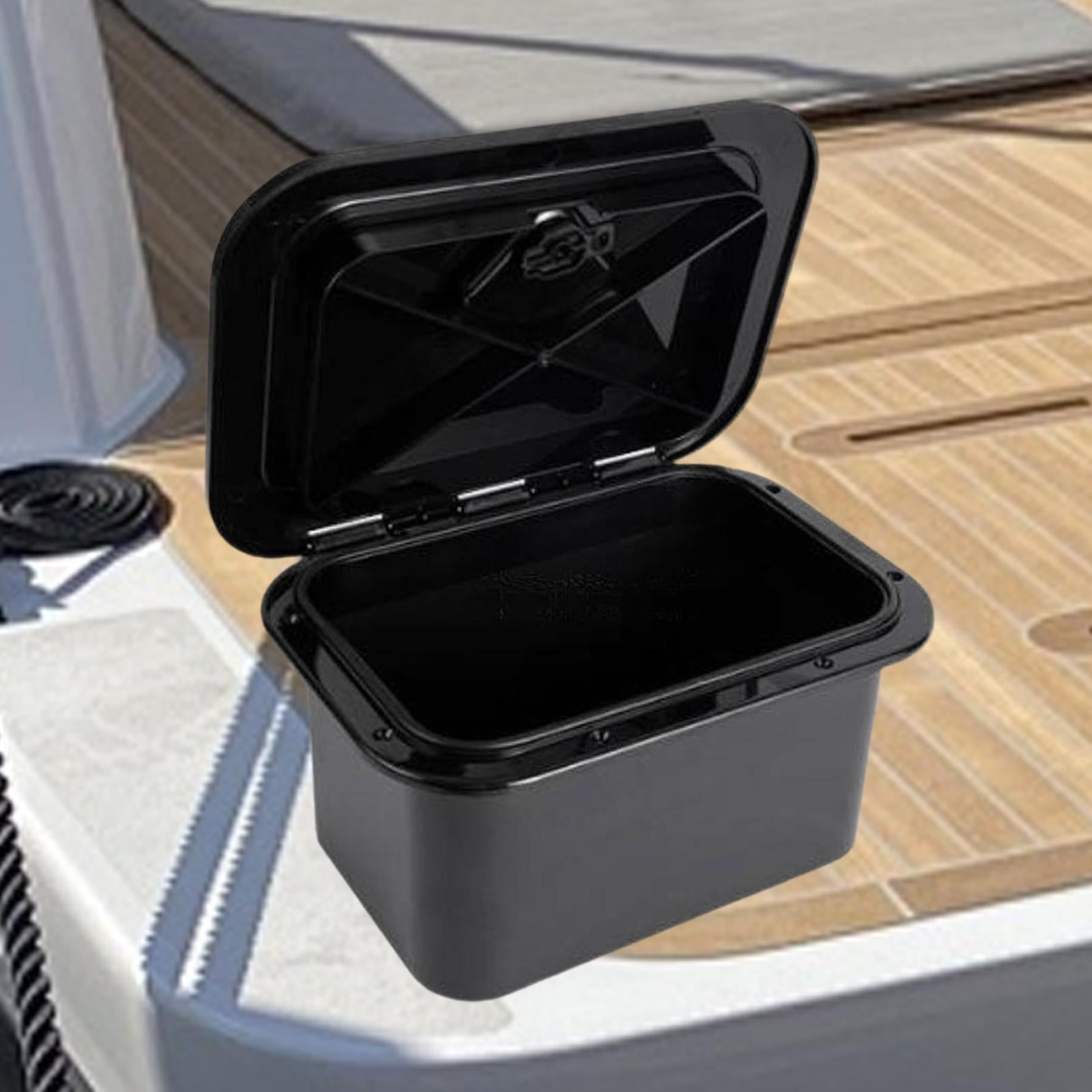 Wzmzjy Deck Storage Box Boat Hatch Cover Large Capacity Tackle Box Art Crafts Tool Case
