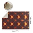thumbnail image 2 of Dish Drying Mat Microfiber Kitchen Dish Pad Counter Absorbent Drainer Rack 12"x18" Red Stars, 2 of 6