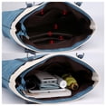 thumbnail image 6 of HuaAngel Large Capacity Lightweight Canvas Tote Bag with 15.6 Inch Laptop Compartment for Work College Travel Casual Stylish Durable, 6 of 7