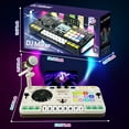 thumbnail image 7 of JBeeCtrl DJ Mixer for Kids with Microphone, Piano&BT Light up DJ Turntable with 12 Midi DJ Controller for Beginners Child Musical Instruments Toys for 5 6 7 8 Year Old Boys Birthday Gift-White, 7 of 7