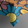 thumbnail image 6 of Pioneer Flower Floral Print Pattern Rectangle Tablecloth 60"x102",Waterproof Polyester Rectangle Table Cloth, Wipeable Spillproof Polyester Tablecloth for Dining, Camping, Indoor and Outdoor, 6 of 6