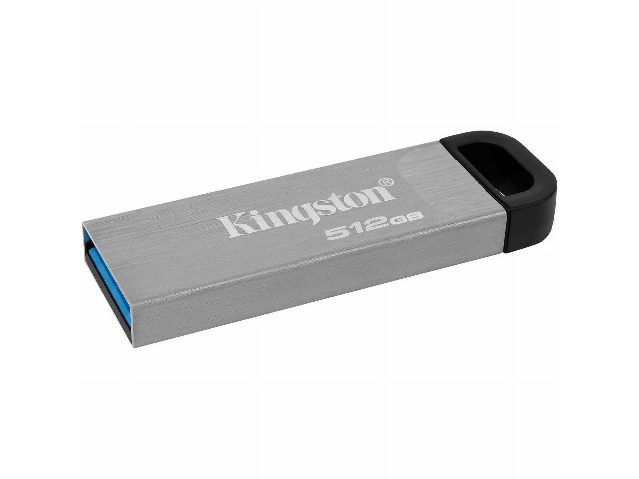 Kingston DataTraveler Kyson 512GB USB 3.2 (Gen 1) Type A Flash Drive - 512 GB - USB 3.2 (Gen 1) Type A - 200 MB/s Read Speed - 60 MB/s Write Speed