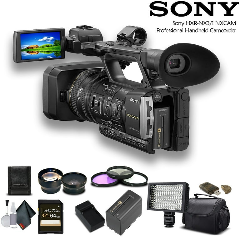 Sony HXR-NX3/1 NXCAM Professional Handheld Camcorder (HXR