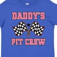 thumbnail image 4 of Inktastic Daddy's Pit Crew Design with Checkered Flags Girls Toddler T-Shirt, 4 of 5