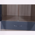 thumbnail image 4 of TMS Nevada Mirrored 2 Door Wardrobe, Gray and Natural, 4 of 4