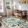 thumbnail image 3 of Lahome Decor Large 8'x10' Boho Floral Area Rugs for Living Room,Non Slip Rug with Bird Printed Machine Washable,Soft Indoor Low Pile Carpet for Bedroom Dining Room Playroom Office,Beige, 3 of 9