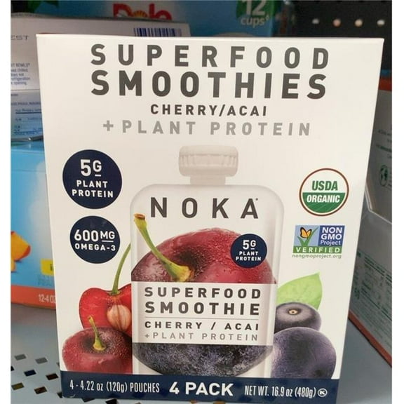 16.9 oz Cherry Acai Smoothie - 4 Piece - Pack of 6