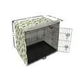 thumbnail image 6 of Tropical Dog Crate Cover, Toucan Birds and Palm Branches Exotic Lands Foliage Jungle Animals, Easy to Use Pet Kennel Cover Small Dogs Puppies Kittens, 7 Sizes, Green Black and Orange, by Ambesonne, 6 of 6