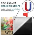 thumbnail image 4 of Spring Summer Hummingbird Flowers Magnetic Mailbox Cover Standard Size 21" L x 18" W Summer Welcome Mailbox Cover Magnetic Mailbox Wraps Post Letter Box Decorations for Outiside Home Garden Yard, 4 of 6