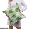 thumbnail image 4 of Ambesonne Leaf Fabric by the Yard Upholstery, Palm Tree Island Foliage, 3 Yards, Green Pale Green White, 4 of 4