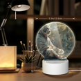 thumbnail image 6 of Naloa Forest Meditating White Tiger Acrylic LED Night Light Custom LED Lights Personalized Nightlight Customized Gifts for Family Couples Friends, 6 of 9