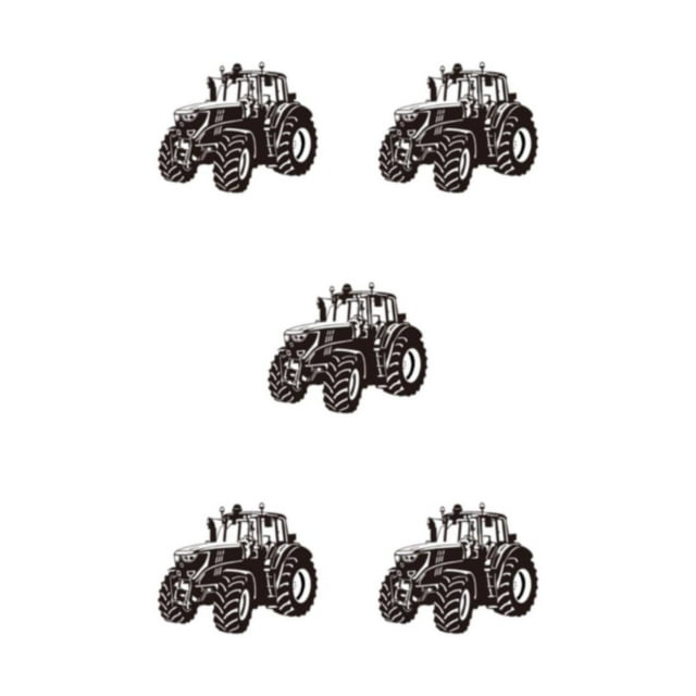 maskred 1/2/3/5 Aesthetic Of Any Room With These Tractor Wall Stickers Are Suitable For Any black 5PCS