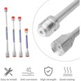thumbnail image 4 of 4 PCS Airless Paint Sprayer Extension Pole, 3 Size Airless Sprayer Paint Extension Pole Wand with Red Guard 8 Inches, 2 PCS x 12 Inches, 15 Inches, 4 of 7
